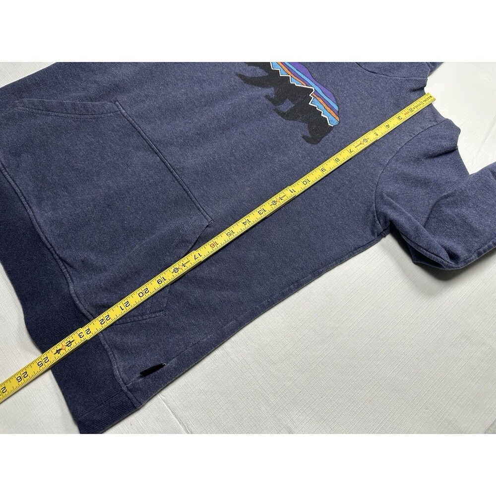 Women's Patagonia Fitz Roy Bear Midweight Hoody Size Medium Navy Heather #39522 - Picture 10 of 11